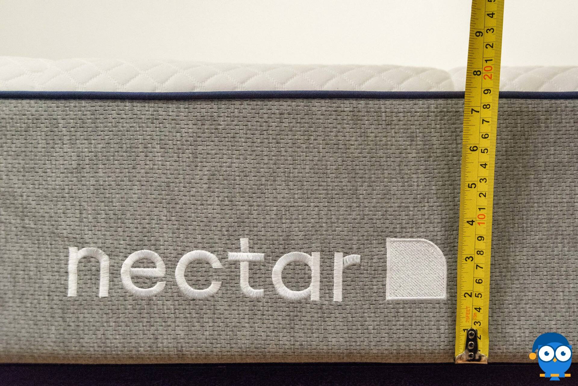 Depth of the Nectar mattress